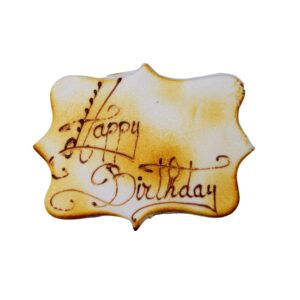 "Happy Birthday" Plaque
